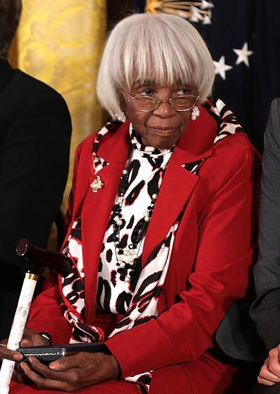 Ida Martin - Ida Martin created Bluffton Self Help to assist working families, disabled residents and senior citizens in the Bluffton, South Carolina, area when they suffered a financial crisis. In 2010, the organization provided food to 11,600 people and clothing to almost 9,000 people. She received the medal in 2011.&nbsp;(Photo: Alex Wong/Getty Images)