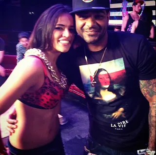 Jim Jones @JimJonesCapo - Fans can look forward to Dipset capo Jim Jones making a jump from the TV screen to the big screen pretty soon. The Harlem spitter took a quick snapshot with his co-star Michelle Rodriguez on the set of his new movie. (Photo: Jim Jones/Instagram)