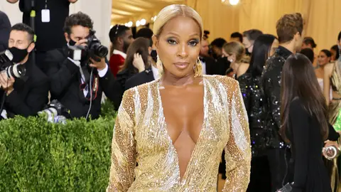 Mary J Blige attends The 2021 Met Gala Celebrating In America: A Lexicon Of Fashion at Metropolitan Museum of Art on September 13, 2021 in New York City. 