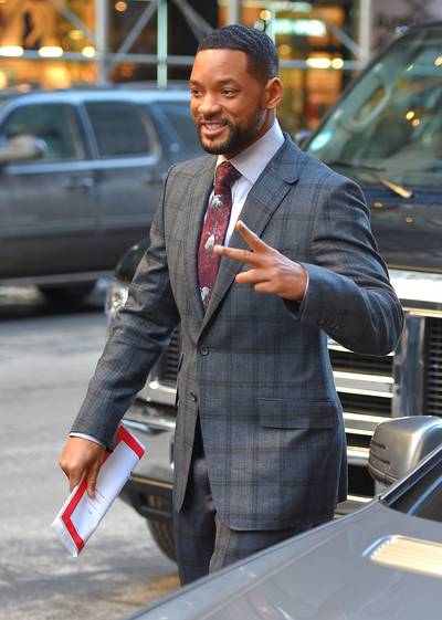 The Leading Man - Will Smith is as dapper and good-looking as ever, dressed up as he leaves his hotel in NYC.(Photo: PacificCoastNews)