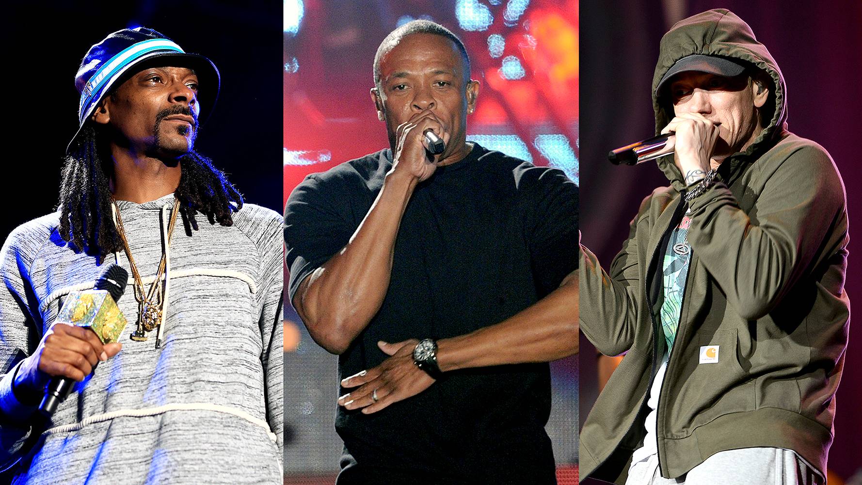 Dr. Dre, Snoop Dogg, Eminem, Kendrick Lamar