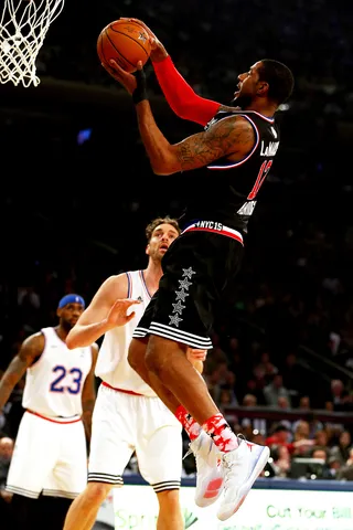 Rising Star - LaMarcus Aldridge gave the Western Conference instant offense. Buckets and more buckets — it's what the All-Star Game is about. Eighteen points in 18 minutes—now that's production.&nbsp;(Photo: Elsa/Getty Images)