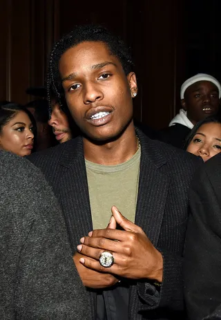 Uptown Funk - A$AP Rocky's&nbsp;got a champion-sized ring of his own. He gives Harlem swagger at the&nbsp;GQ&nbsp;party following the NBA All-Star All-Style runway show.&nbsp; (Photo: Dimitrios Kambouris/Getty Images for GQ)