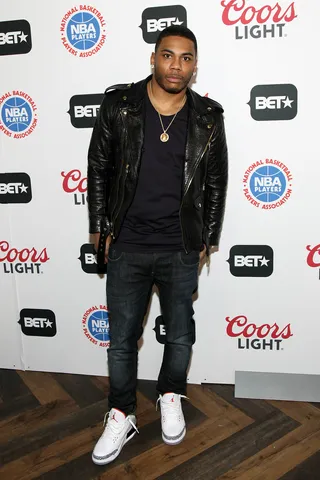 Hot in Here - Real Husbands of Hollywood star Nelly arrived in style as always and ready to bowl! (Photo: Bennett Raglin/BET/Getty Images for BET)