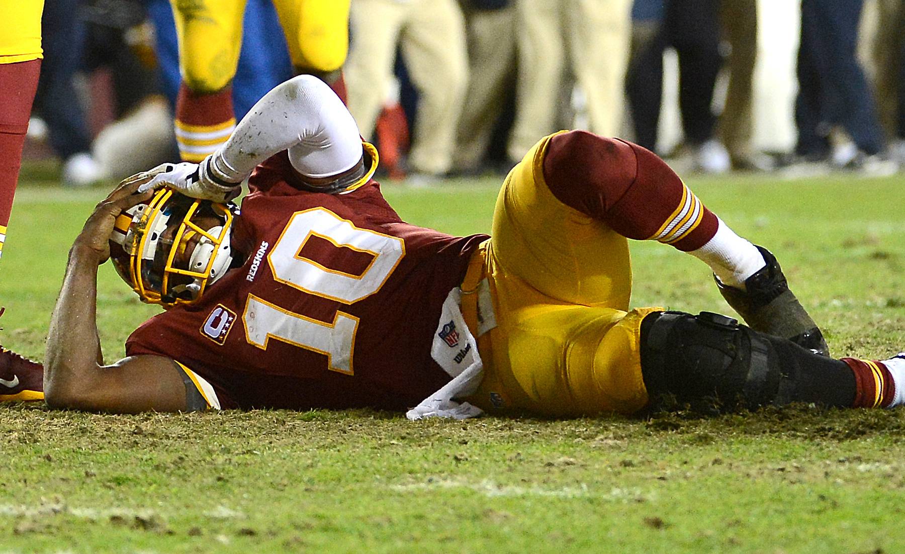 Robert Griffin III Injury: Washington Redskins quarterback carted