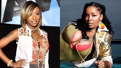 Khia vs. Diamond - Khia and Diamond had a brief Twitter war back in 2012. &quot;You have 32 diseases, and 32 dollars in your bank account,&quot; Khia wrote. Diamond tweeted back that her rival looked &quot;like a pit bull in da face.&quot; Classy.(Photos from left: Alberto E. Rodriguez/Getty Images For BET, Big Cat Records)