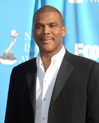 2008: Tyler Perry Looked Chic In A Black And White Tux - (Photo: Getty Images)