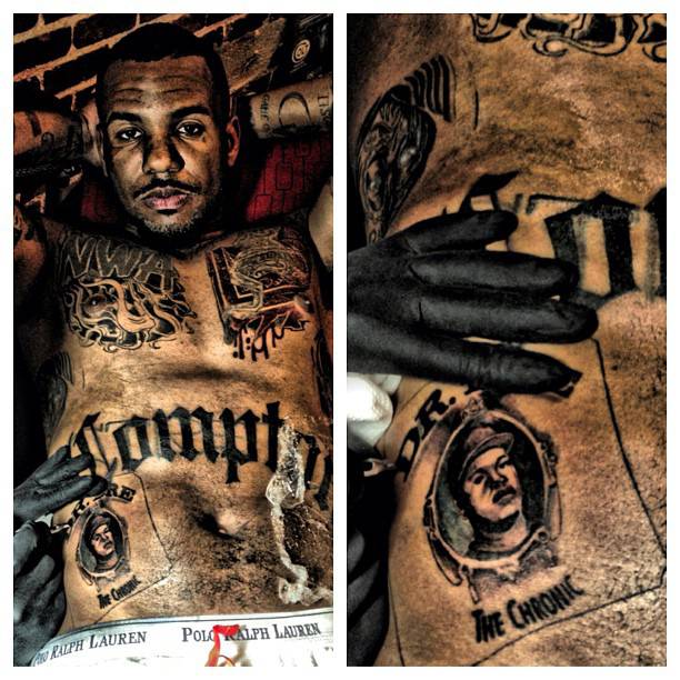 Compton - Hailing from - Image 3 from A Guide to Game's Tattoos | BET
