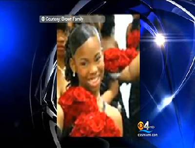 12-Year-Old Shot and Killed at Home in Miami - While getting her hair done in her grandmother’s Miami home, Tequila Forshee, 12, was&nbsp;gunned&nbsp;down Wednesday night when bullets were fired at the house. The grandmother, Tawanda Frazier-Brown, was shot in the leg; Tequila was pronounced dead at the scene. Frazier-Brown said that her son may have been the target.&nbsp;(Photo: Courtesy of CBS Miami News)