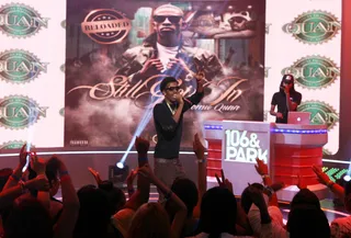 "My Hitta" - As if having his own smash hit wasn't enough, Rich Homie Quan helped CTE rapper YG land a smash of his own with "My Hitta." Lacing the Jeezy assisted banger with a catchy hook proved that Quan could be depended on a s a go-to feature act. (Photo: Bennett Raglin/BET/Getty Images for BET)