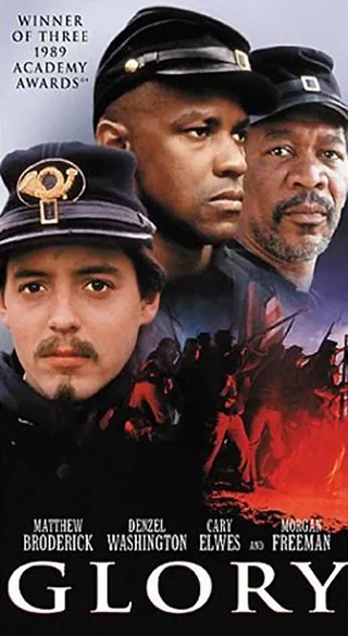 Glory - A film that showed the prejudices African-American army men faced during the Civil War. This feature urged interest in the 54th Massachusetts Volunteer Infantry — an all-black group of soldiers.&nbsp;   (Photo: TriStar Pictures)