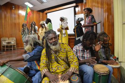 Rastas Discuss Reparation - Now that talks of slavery reparations are back on the table in several Caribbean nations, dozens of Rastafarians joined in Jamaica on Wednesday to brainstorm ways of making European countries pay. &quot;There are those of our detractors who would want us to believe that Britain would never pay reparations,? Ras Patrick Beckford told AP. ?I don't believe that. We have to be positive.&quot;(Photo: AP Photo/David McFadden)