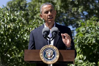 Done! - President Obama interrupted his vacation to respond to the political crisis in Egypt. The president announced that the U.S. is canceling a joint military exercise with the nation amid ongoing and escalating violence(Photo: AP Photo/Jacquelyn Martin)