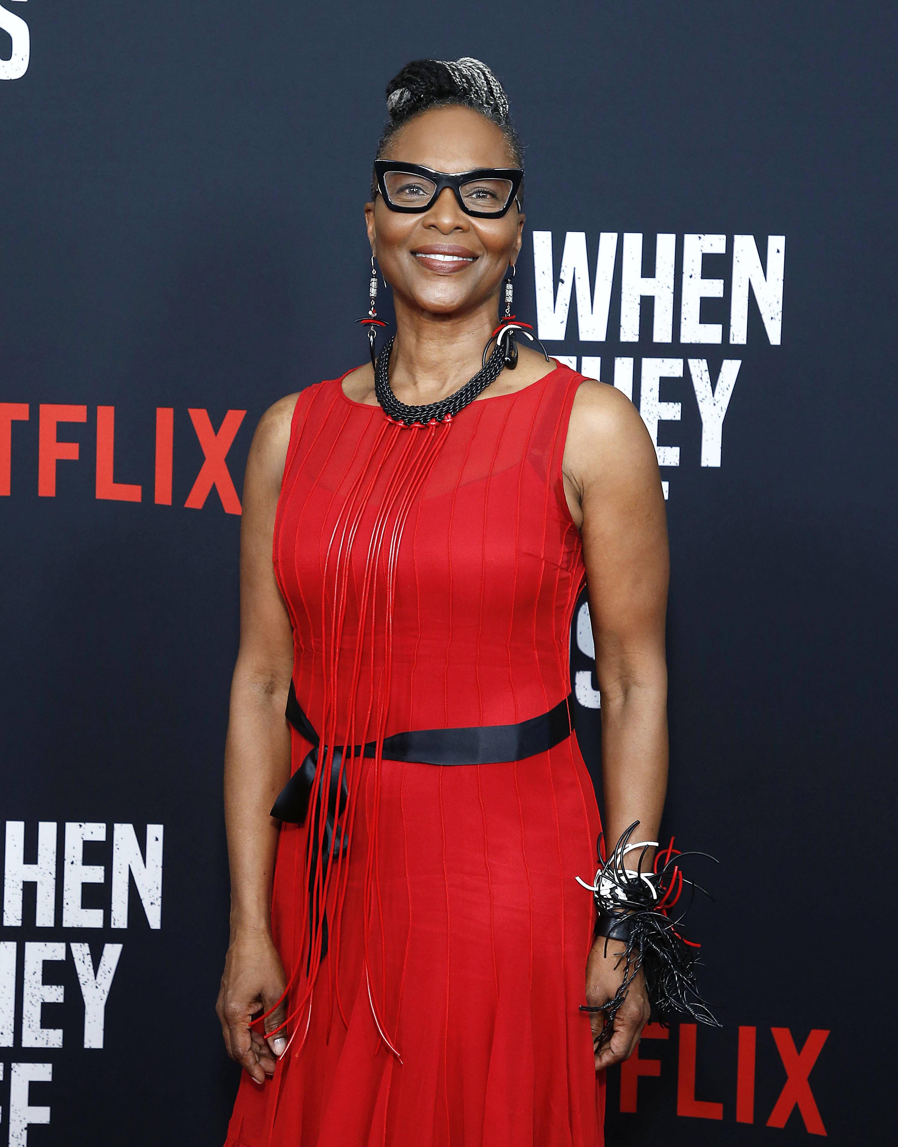 NEW YORK, NEW YORK - MAY 20: Suzzanne Douglas attends "When They See Us" World Premiere at The Apollo Theater on May 20, 2019 in New York City. (Photo by John Lamparski/Getty Images)