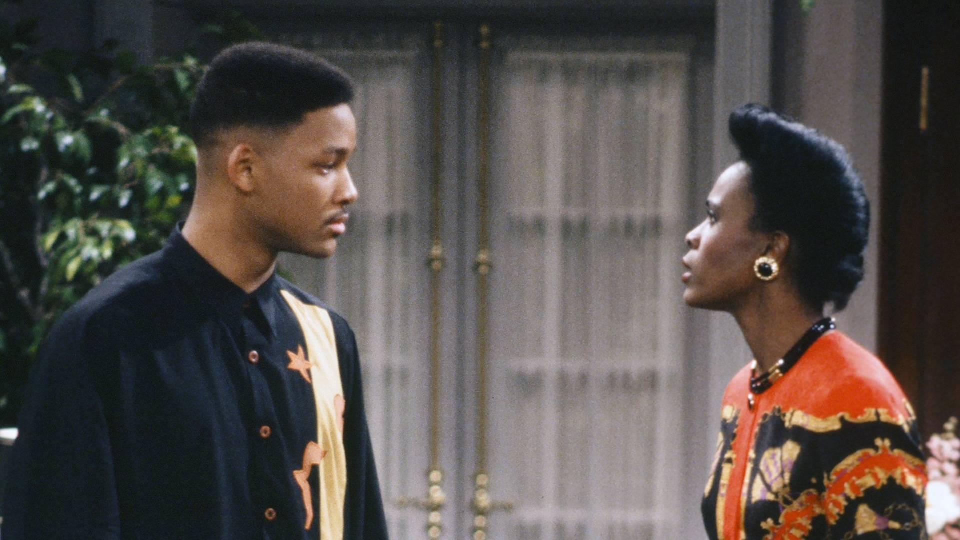 Will Smith and Janet Hubert on BET Buzz 2020.