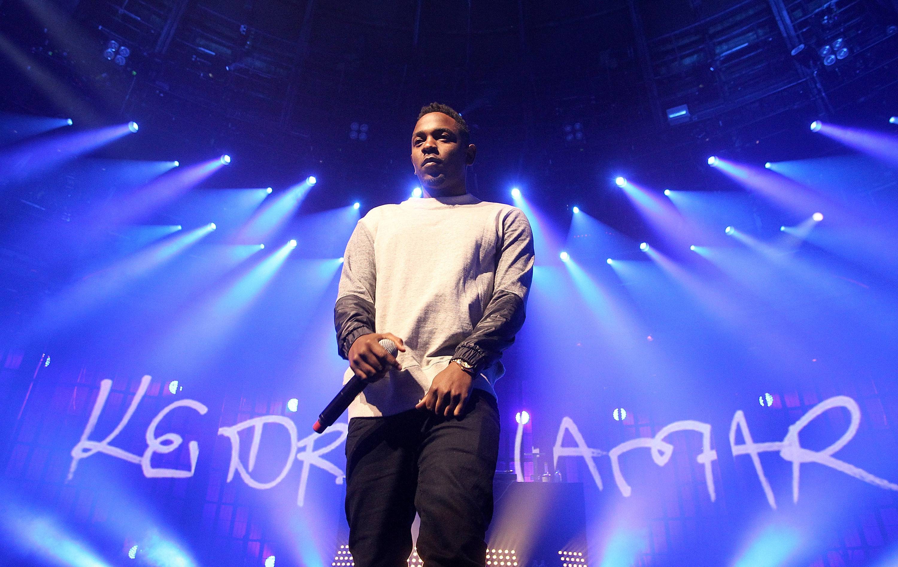 Kendrick Lamar performs at Image 1 from Kendrick Lamar The Evolution