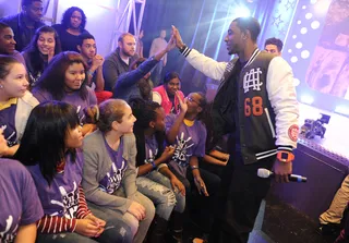 Salute - 106 &amp; Park, December 18, 2012. (Photo: John Ricard / BET)