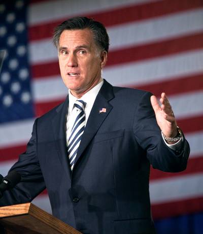 A Time for Mitt - Republican presidential nominee Mitt Romney will make his first public appearance since his November loss. What did he learn from his failed race and would he do differently if he'd won? (Photo: Richard Ellis/Getty Images)