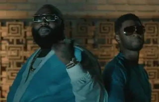 46. Usher ft. Rick Ross &quot;Lemme See&quot; - Rick Ross teams up with Usher once again on “Lemme See” for another monster R&amp;B/hip-hop collaboration that dominated 2012.(Photo: RCA Records)