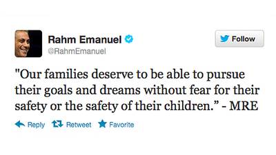 Rahm Emanuel (@RahmEmanuel) - (Photo: Twitter)