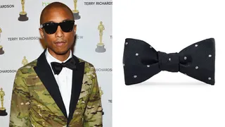 Dot Bow Tie - Grab a bit of fashion inspiration from Pharrell Williams and start rocking bow ties this season. This silk one from Brooks Brothers is an easy way to add a bit of flair to button downs.  (Photos from left: Frazer Harrison/Getty Images for HTC, Brooks Brothers)