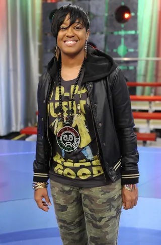 Rapsody, @rapsodymusic - Tweet: "Thank you ‪@MCLyte for the doors you opened for us. ‪#RespectandLove ‪#Legend"(photo: John Ricard / BET)