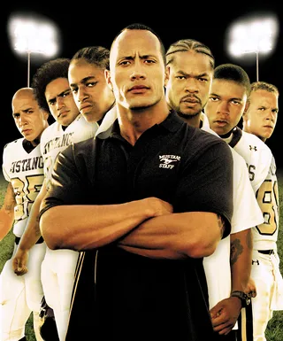 Gridiron Gang, Saturday at 6P/5C - Dwayne Johnson's leading this misfit football team to victory. Encore presentation on Sunday at 11A/10C.See other actors play athletes in film too!(Photo: Columbia Pictures)