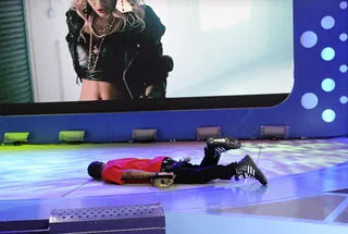 Planking?!? - 106 &amp; Park, December 10, 2012. (Photo: John Ricard / BET)