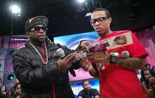 Big Boi and Bow Weezy - 106 &amp; Park, December 10, 2012. (Photo: John Ricard / BET)