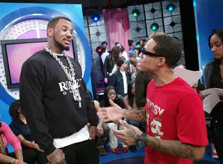 The Game - 106 &amp; Park, December 10, 2012. (Photo: John Ricard / BET)