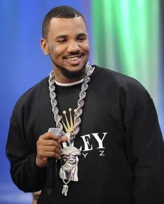 Game @theGame - Tweet: &quot;#BOYCOTTFOXNEWS11&nbsp;@myfoxla&nbsp;&amp;&nbsp;@michellemalkin&nbsp;NOW !!!! End their constant RACIST pledge against everything URBAN !!!&nbsp;#TakeAStand2013&quot;The West Coast rapper goes to war with FOX News over criticism of his new album, Jesus Piece.(Photo: John Ricard / BET)