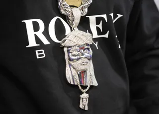 Jesus Walks - 106 &amp; Park, December 10, 2012. (Photo: John Ricard / BET)