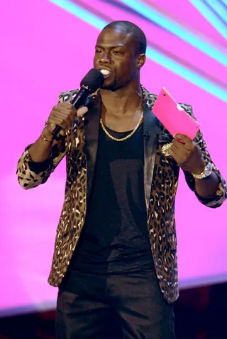 Skilled Host - Kevin continued to polish his hosting skills as the host for MTV's 2012 Video Music Awards. (Photo: Kevin Winter/Getty Images)