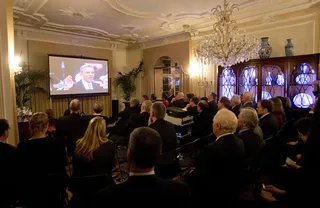 European Viewing - American Ambassador to Germany Philip Murphy hosted and inauguration watch party at the guest house of the US Embassy in Berlin. (Photo: AP Photo/dpa, Christian Charisius)