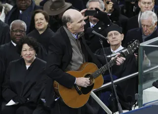 James Taylor - Singer James Taylor also performed at the inauguration. (Photo: AP Photo/Paul Sancya)