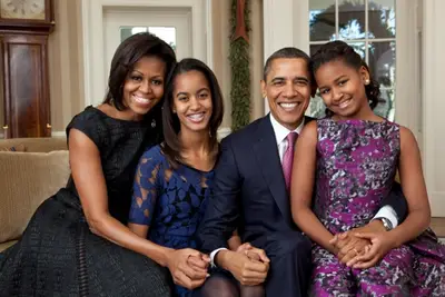 Inauguration 2013: News: America's First Black First Children Sasha and Malia Obama