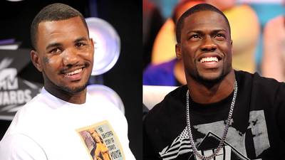 Jesus Piece, Game and Kevin Hart&nbsp; - Calling upon the talents of hotshot comedian Kevin Hart to deliver funny skits for his 2012 LP,&nbsp;Jesus Piece, Compton MC Game&nbsp;was able to give new meaning to &quot;taking 'em to church.&quot;(Photos from left: Jason Merritt/Getty Images, John Ricard / BET)