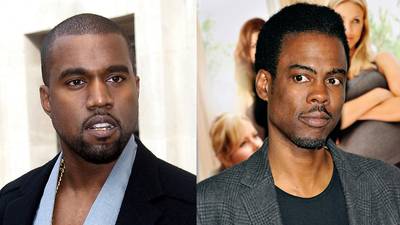 &quot;Blame Game,&quot; Kanye West featuring John Legend and Chris Rock - Keeping things light on his deeply personal My Beautiful Dark Twisted Fantasy, Kanye West enlisted legendary comic and host Chris Rock to help him poke fun at his then-fresh breakup from model Amber Rose.&nbsp;(Photos from left: DLM Press, PacificCoastNews.com, Stephen Lovekin/Getty Images)