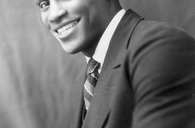 Integration of College Sports - Before segregation was ruled illegal in 1954, Black athletes integrated conferences in the North as early as 1892. Paul Robeson, pictured above, was the first Black player for Rutgers University football after enrolling in 1915. As a Columbia University student, George Gregory was the first Black college basketball player in 1931.&nbsp;(Photo by Sasha/Getty Images)