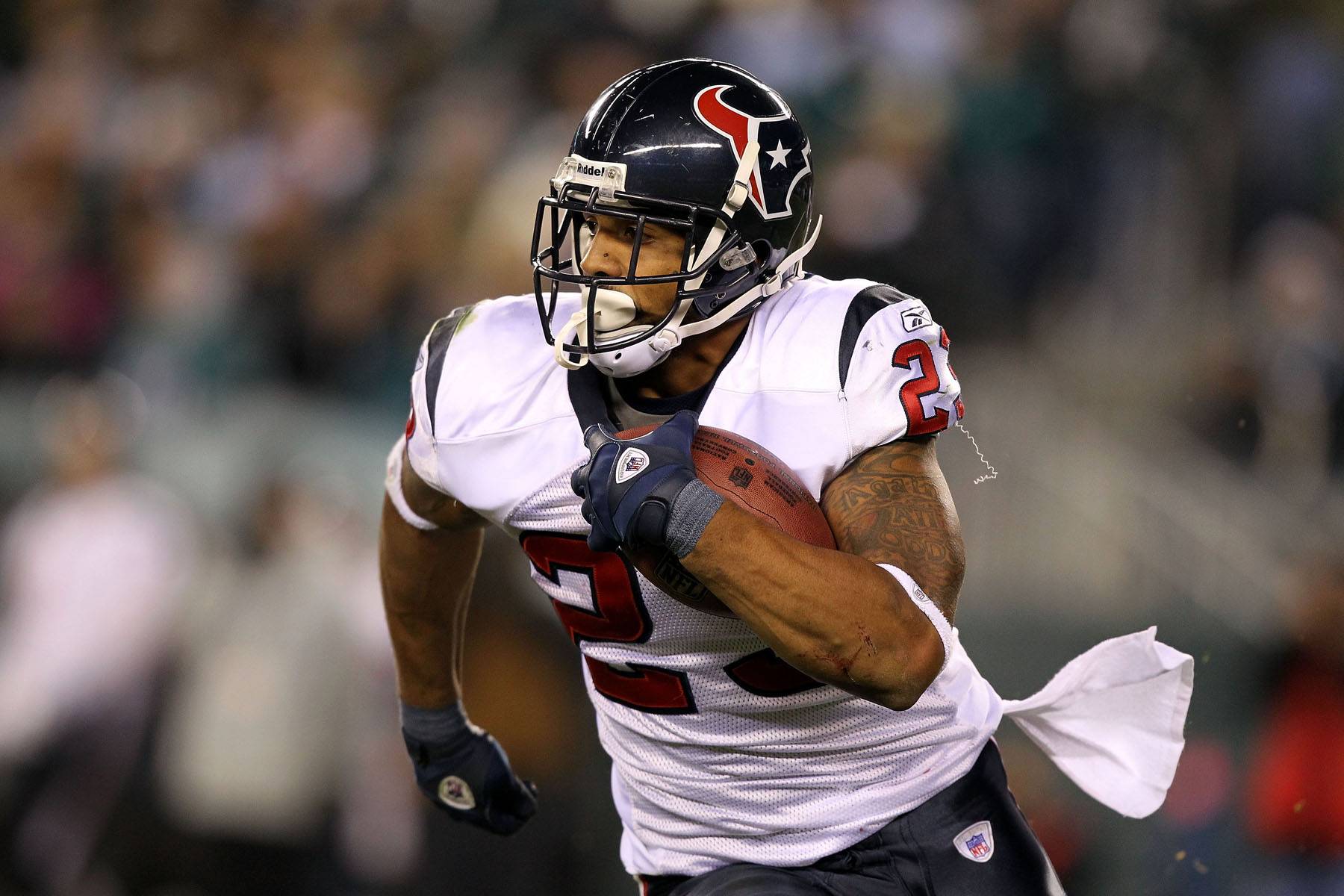 Houston Texans' Arian Foster during NFL football training camp