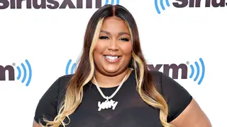 Lizzo visits the SiriusXM Studios on April 18, 2022 in New York City. 