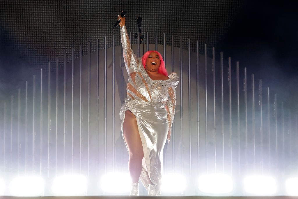 Lizzo performed at the Image 2 from BET Awards 2023 Lizzo's