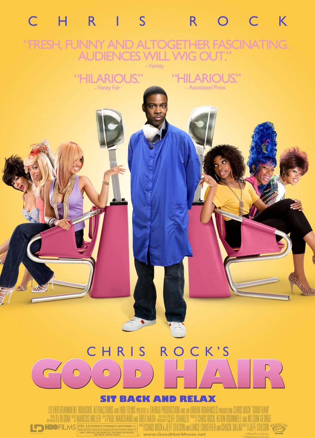 Good Hair, Thursday at 9A/8C - Chris Rock's tackling a tough topic with his very own brand of comedy.(Photo: HBO Films)