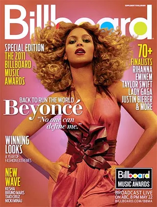Billboard Blazing - May 14, 2011 - As if blazing the Billboard Awards stage and winning the Millennium Award&nbsp;wasn't enough, Beyoncé then proceded to cover Billboard magazine&nbsp; in a simply breathtaking '70s-inspired shoot. That 'fro would make Angela Davis proud.(Photo: Billboard Magazine 2011)