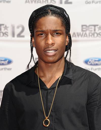 2012: A$AP Rocky - A$AP Rocky&nbsp;rocking his signature braids are always a highlight of our night. Thankfully, the&nbsp;Praise The Lord&nbsp;rapper did not disappoint at the Awards in 2012. (Photo by Jason LaVeris/FilmMagic) (Photo by Jason LaVeris/FilmMagic)