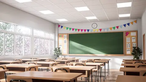 Modern style classroom