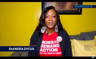 Black Mom Speaks Out Against Gun Violence: ‘One Shot Changed Our Lives’ - One story on Wednesday night that stood out is that of&nbsp;DeAndra Dycus,&nbsp;who spoke about her son,&nbsp;DeAndrea Knox, who was a victim of gun violence.&nbsp;Dycus, who is also a volunteer for&nbsp;Moms Demand Action, spoke poignantly about her son’s current condition and the state of his life, which &nbsp;was irreversibly changed after he was shot. An otherwise healthy and happy young Black man’s life has now been silenced as her son is now unable to walk or speak.&nbsp;“Since March, I’ve only been able to see my son three times, but I can’t touch or hug him due to COVID-19. People tell me that I’m lucky. I tell them that we are blessed. I remind them that my son is in a wheelchair and unable to feed himself. I don't think DeAndre feels lucky that he has to be bathed from head to toe or get injections...