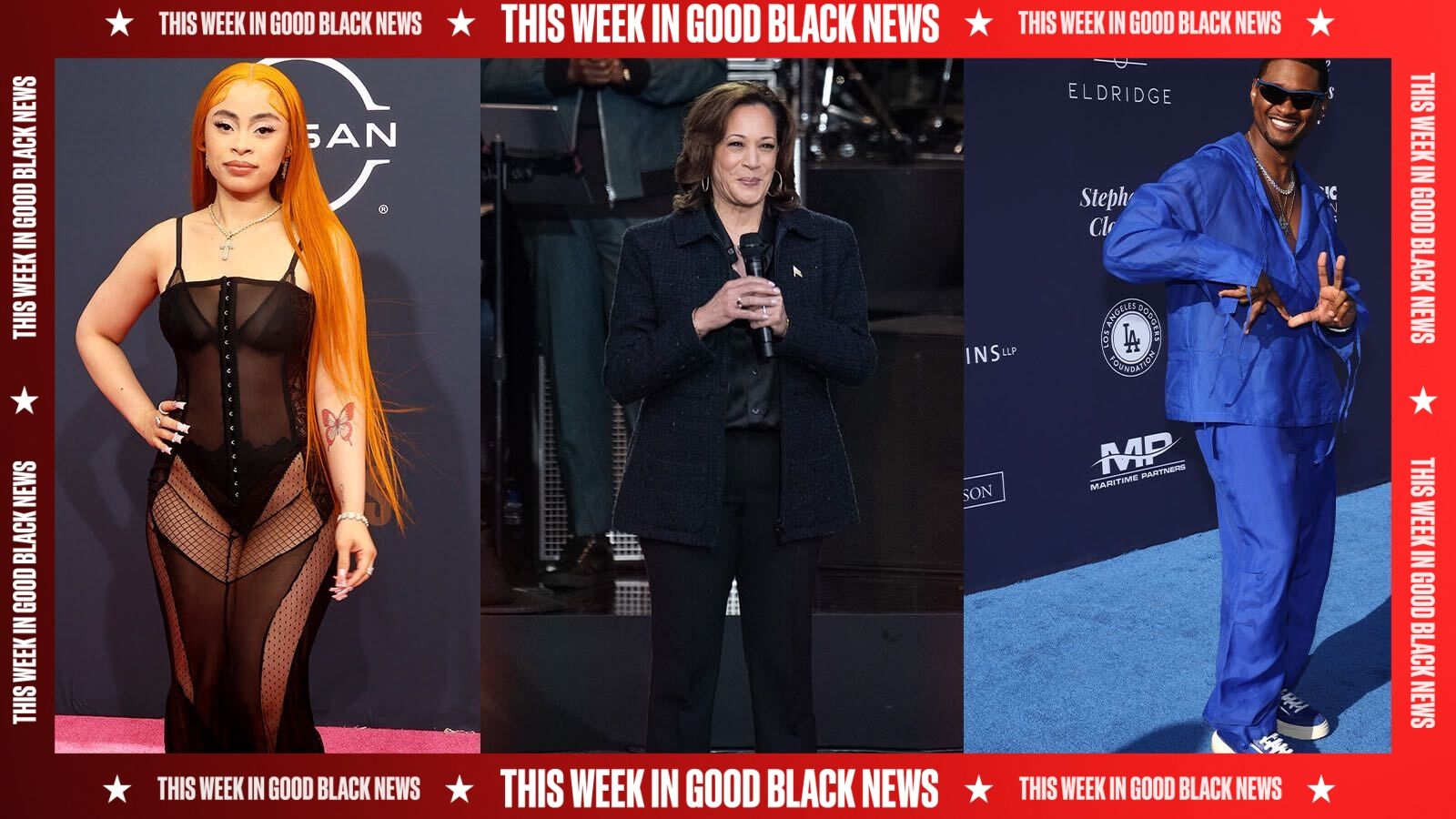 This Week In Good Black News: Ice Spice, VP Kamala Harris And Usher Make the List - Vimarsana News