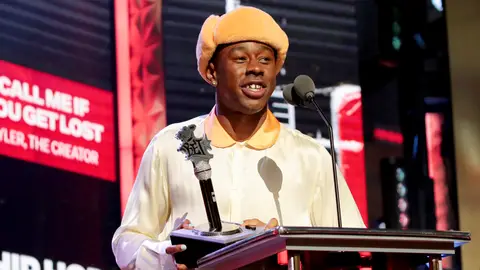 Cultural Influence Honoree Tyler, The Creator at the BET Hip Hop Awards 2021.