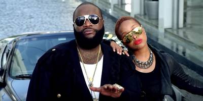 'Aston Martin Music'  - Chrisette Michele lends her beautiful vocals to the hip hop track &quot;Aston Martin Music&quot; alongside Drake and Rick Ross. The song was originally created by Young Money rapper Drake. (Photo: The Island Def Jam Music Group)